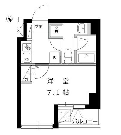 ハーモニーレジデンス田町の物件間取画像